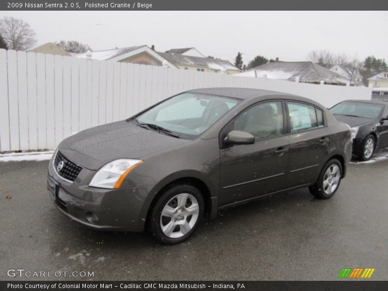 Polished Granite / Beige 2009 Nissan Sentra 2.0 S