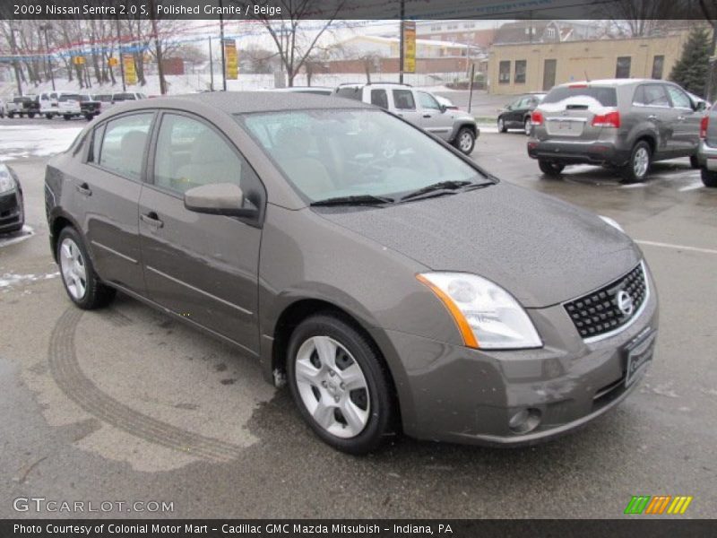 Polished Granite / Beige 2009 Nissan Sentra 2.0 S