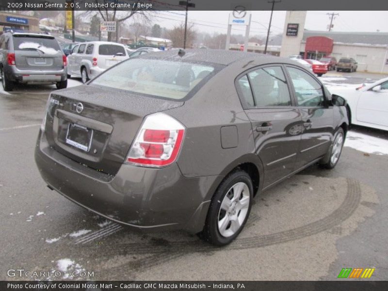 Polished Granite / Beige 2009 Nissan Sentra 2.0 S