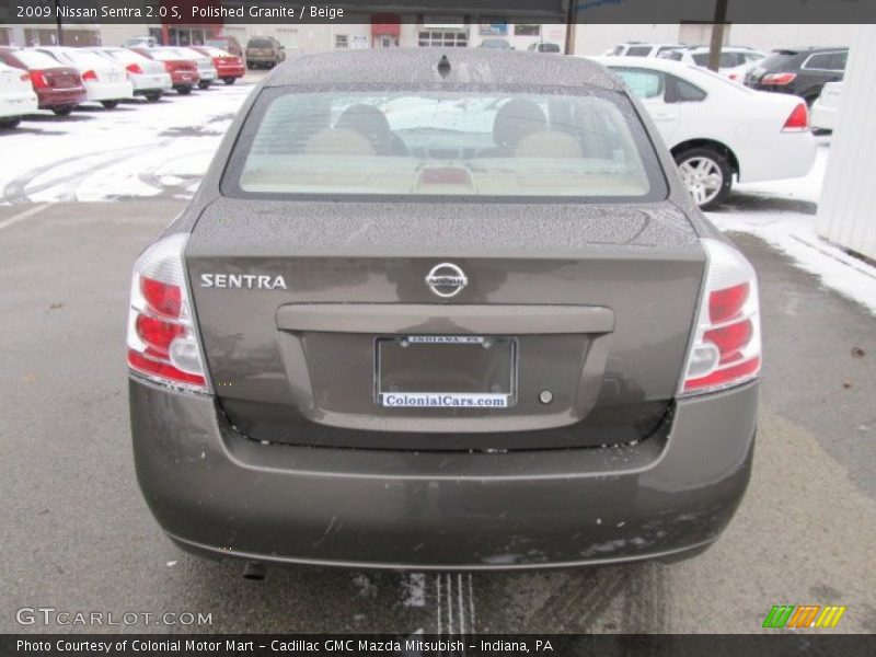 Polished Granite / Beige 2009 Nissan Sentra 2.0 S