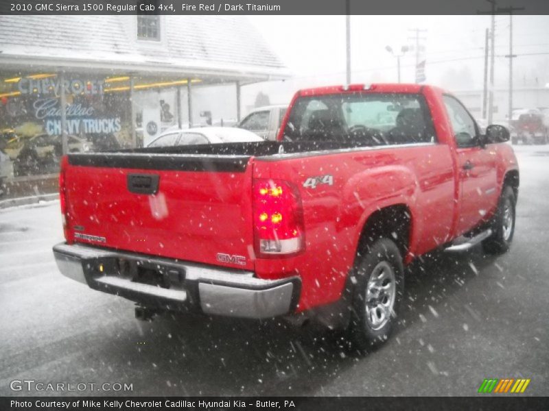 Fire Red / Dark Titanium 2010 GMC Sierra 1500 Regular Cab 4x4
