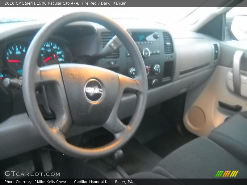 Fire Red / Dark Titanium 2010 GMC Sierra 1500 Regular Cab 4x4