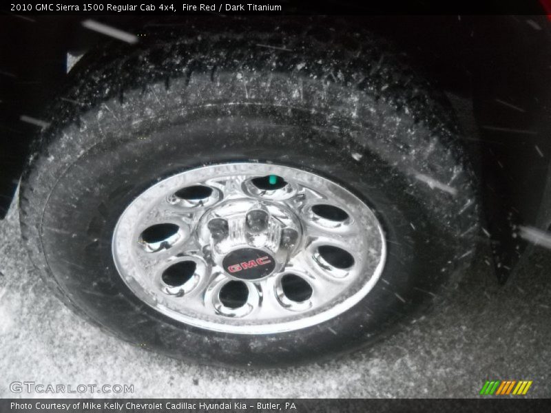 Fire Red / Dark Titanium 2010 GMC Sierra 1500 Regular Cab 4x4