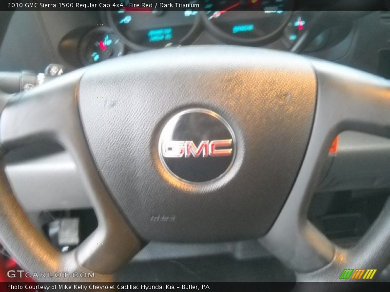 Fire Red / Dark Titanium 2010 GMC Sierra 1500 Regular Cab 4x4