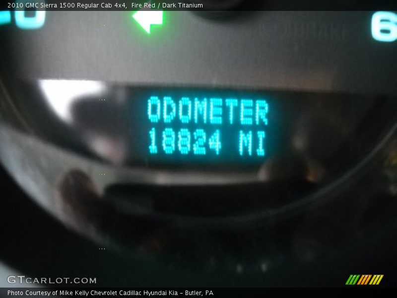 Fire Red / Dark Titanium 2010 GMC Sierra 1500 Regular Cab 4x4