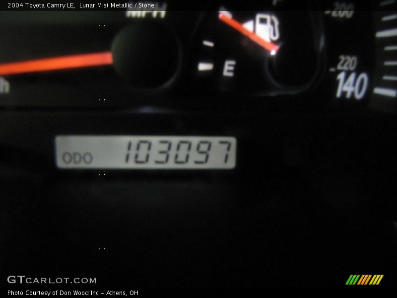 Lunar Mist Metallic / Stone 2004 Toyota Camry LE