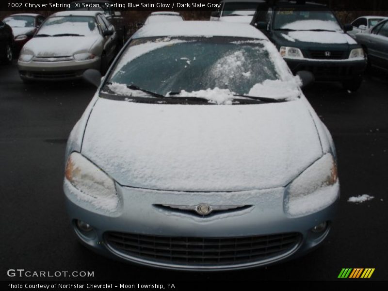 Sterling Blue Satin Glow / Dark Slate Gray 2002 Chrysler Sebring LXi Sedan