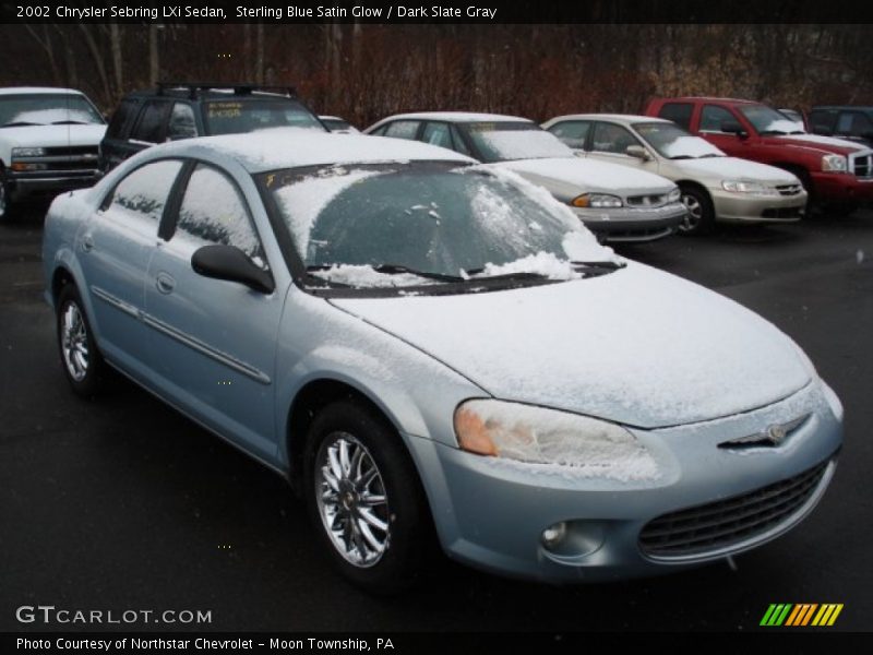 Sterling Blue Satin Glow / Dark Slate Gray 2002 Chrysler Sebring LXi Sedan