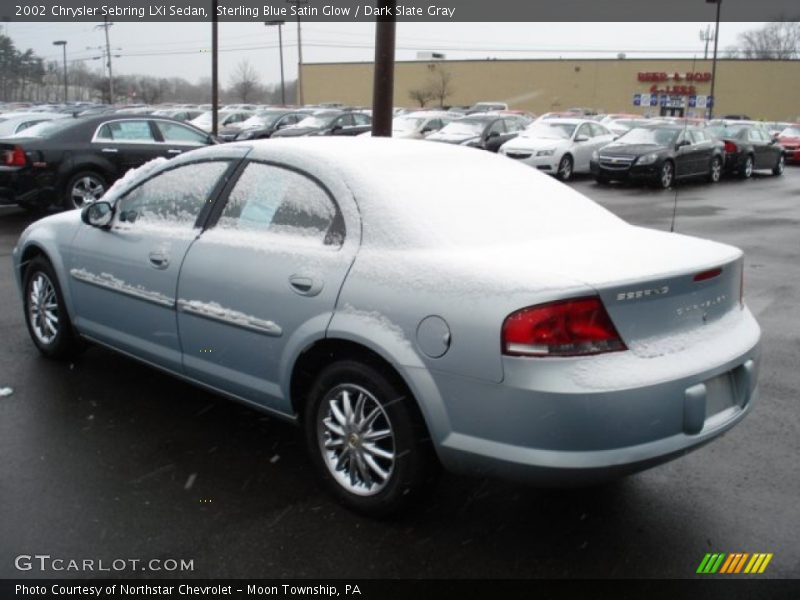 Sterling Blue Satin Glow / Dark Slate Gray 2002 Chrysler Sebring LXi Sedan
