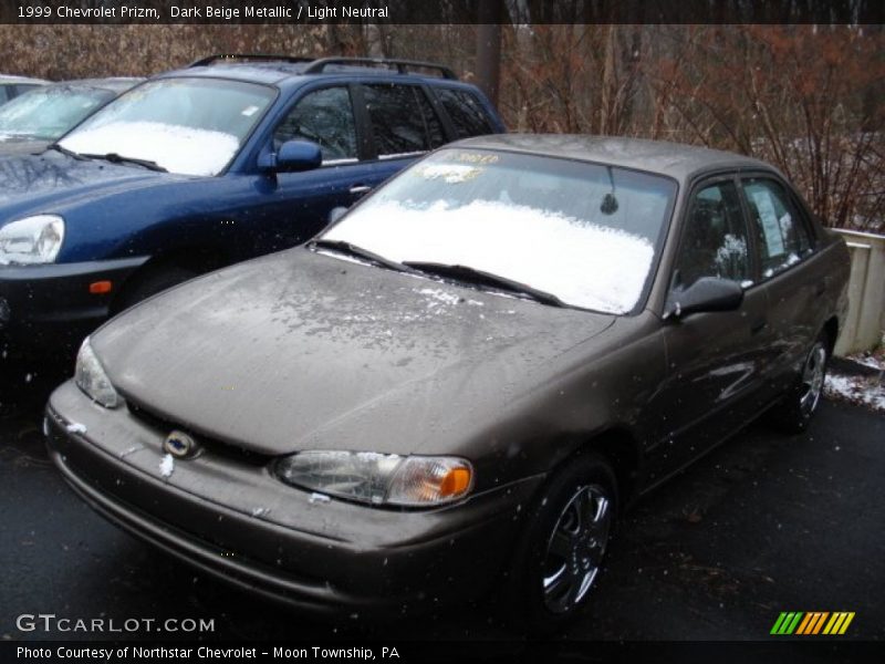 Dark Beige Metallic / Light Neutral 1999 Chevrolet Prizm