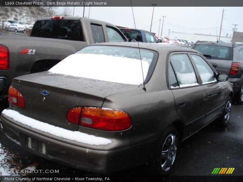 Dark Beige Metallic / Light Neutral 1999 Chevrolet Prizm
