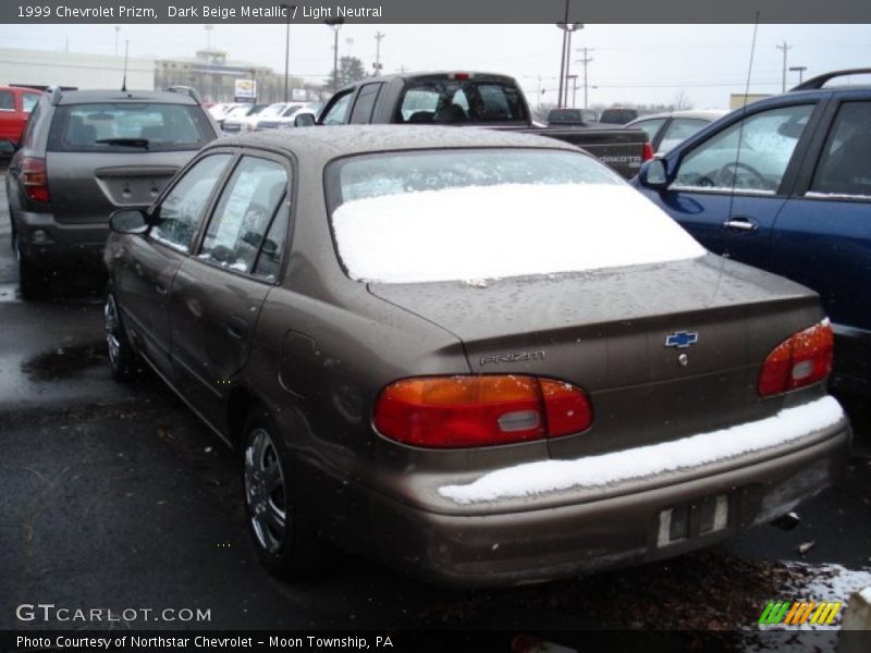Dark Beige Metallic / Light Neutral 1999 Chevrolet Prizm