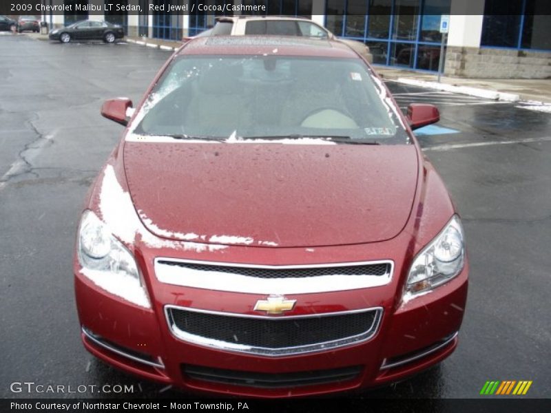 Red Jewel / Cocoa/Cashmere 2009 Chevrolet Malibu LT Sedan