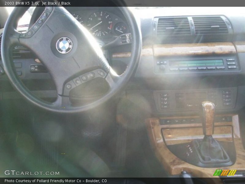 Jet Black / Black 2003 BMW X5 3.0i