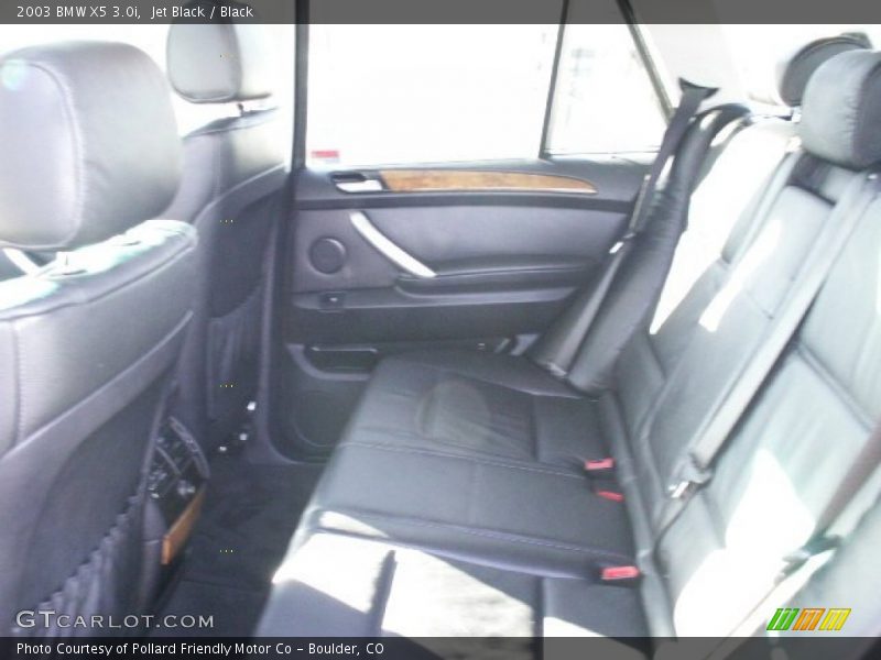 Jet Black / Black 2003 BMW X5 3.0i