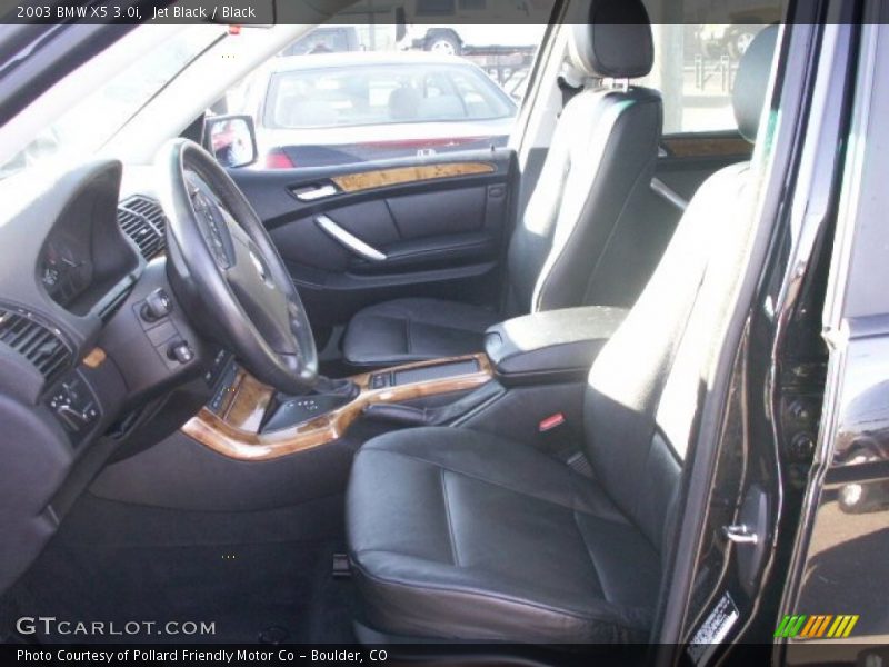 Jet Black / Black 2003 BMW X5 3.0i