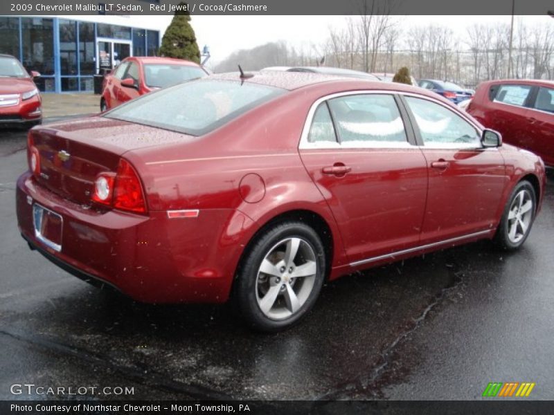 Red Jewel / Cocoa/Cashmere 2009 Chevrolet Malibu LT Sedan