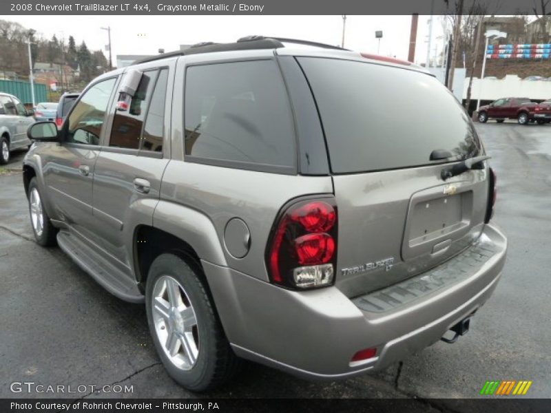 Graystone Metallic / Ebony 2008 Chevrolet TrailBlazer LT 4x4