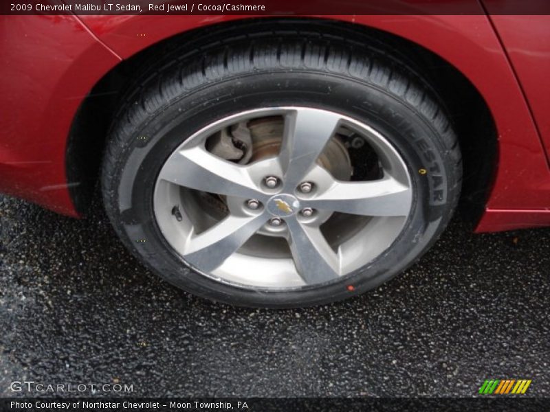 Red Jewel / Cocoa/Cashmere 2009 Chevrolet Malibu LT Sedan