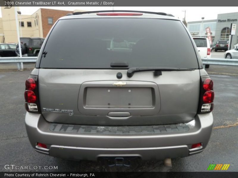 Graystone Metallic / Ebony 2008 Chevrolet TrailBlazer LT 4x4