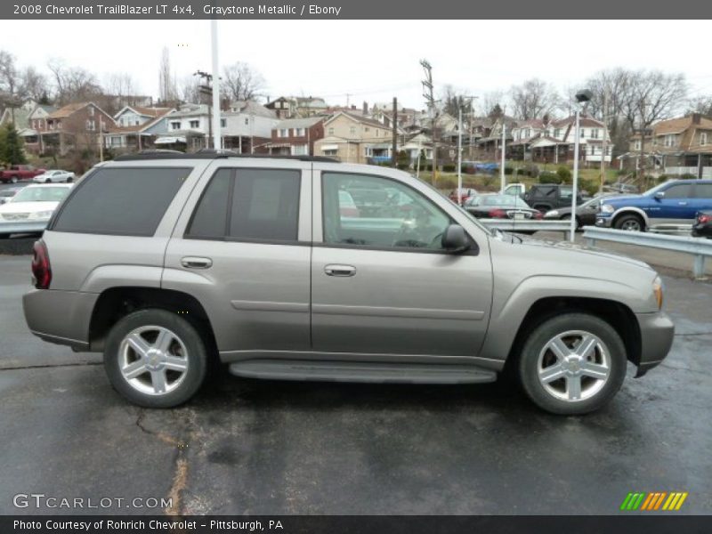 Graystone Metallic / Ebony 2008 Chevrolet TrailBlazer LT 4x4