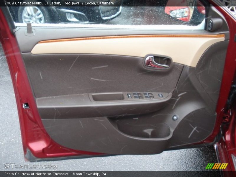 Red Jewel / Cocoa/Cashmere 2009 Chevrolet Malibu LT Sedan