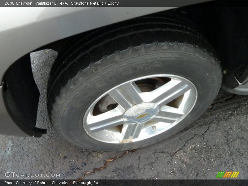 Graystone Metallic / Ebony 2008 Chevrolet TrailBlazer LT 4x4