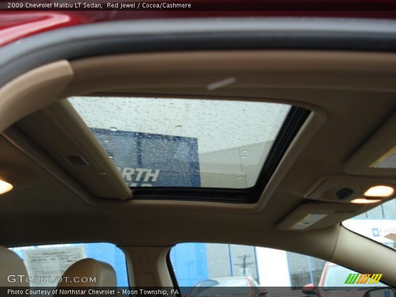 Red Jewel / Cocoa/Cashmere 2009 Chevrolet Malibu LT Sedan