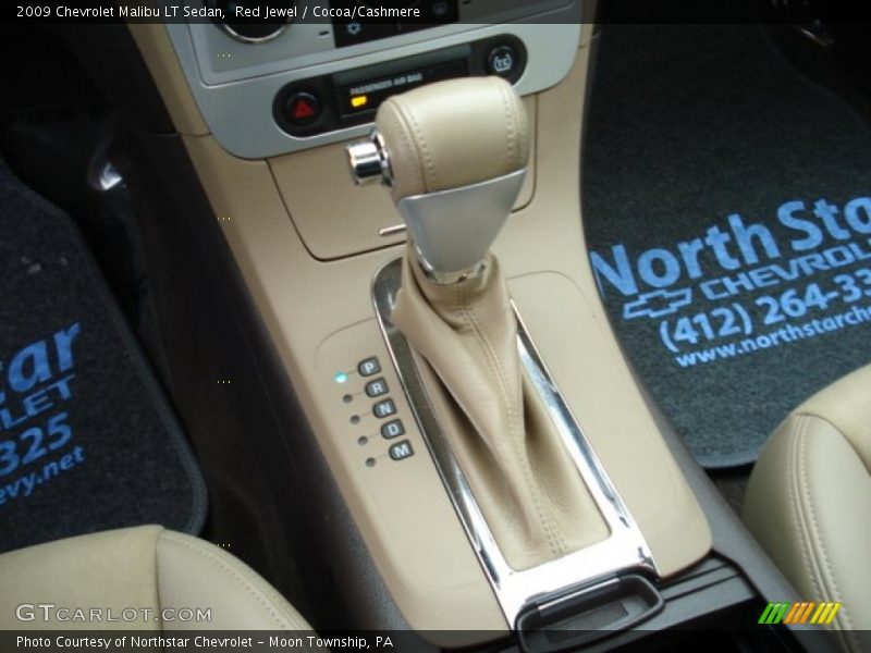 Red Jewel / Cocoa/Cashmere 2009 Chevrolet Malibu LT Sedan