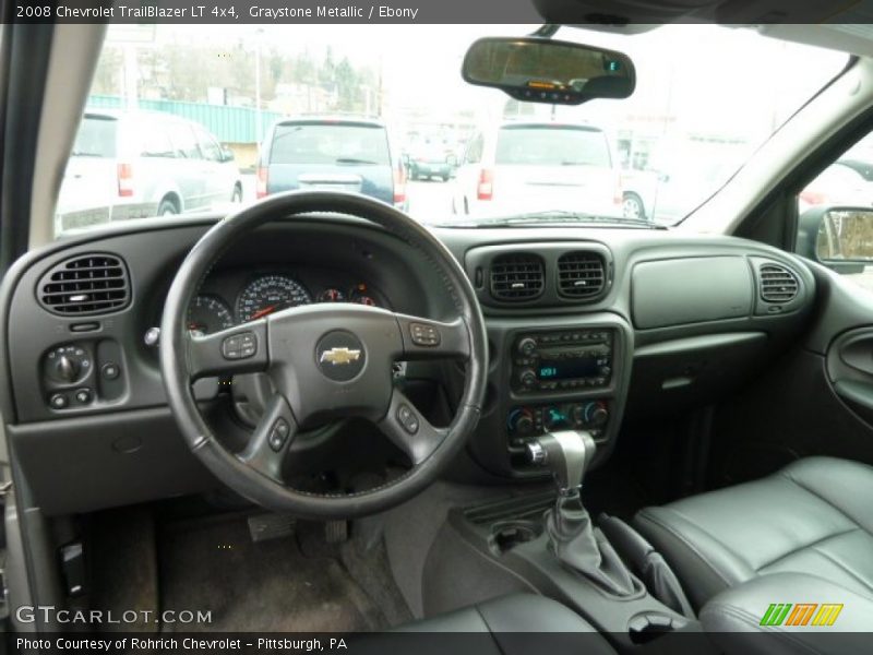 Graystone Metallic / Ebony 2008 Chevrolet TrailBlazer LT 4x4
