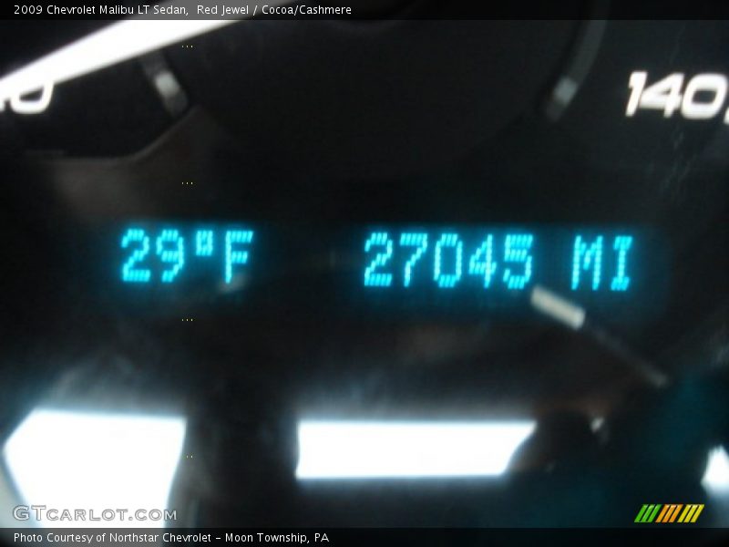 Red Jewel / Cocoa/Cashmere 2009 Chevrolet Malibu LT Sedan