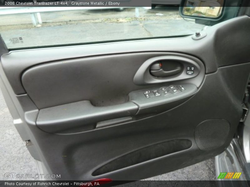 Graystone Metallic / Ebony 2008 Chevrolet TrailBlazer LT 4x4