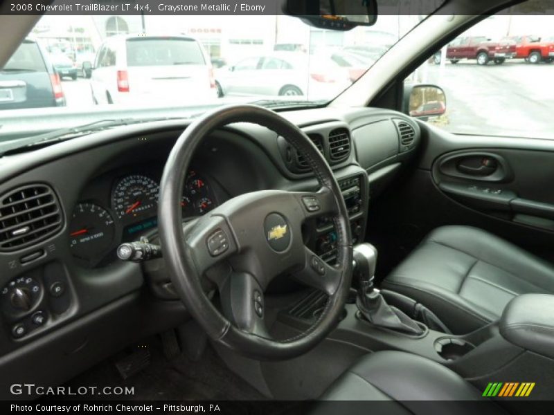 Graystone Metallic / Ebony 2008 Chevrolet TrailBlazer LT 4x4