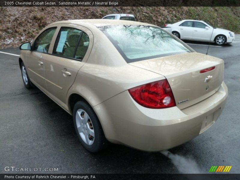 Sandstone Metallic / Neutral Beige 2005 Chevrolet Cobalt Sedan