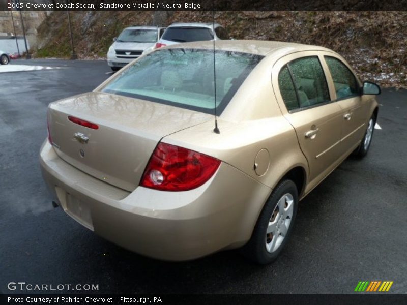 Sandstone Metallic / Neutral Beige 2005 Chevrolet Cobalt Sedan