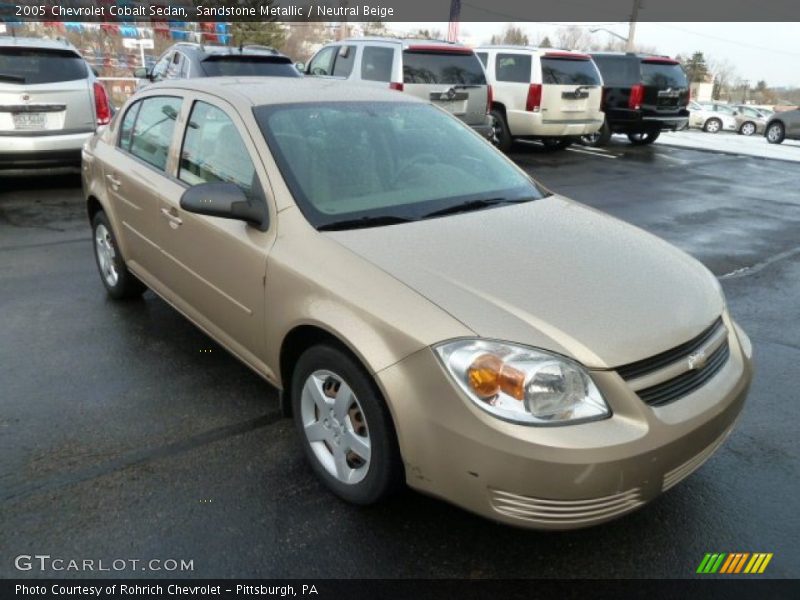 Sandstone Metallic / Neutral Beige 2005 Chevrolet Cobalt Sedan