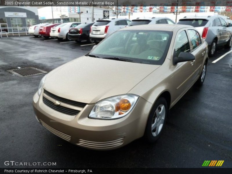 Sandstone Metallic / Neutral Beige 2005 Chevrolet Cobalt Sedan
