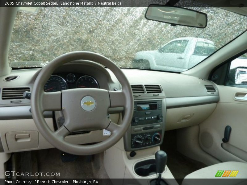 Sandstone Metallic / Neutral Beige 2005 Chevrolet Cobalt Sedan