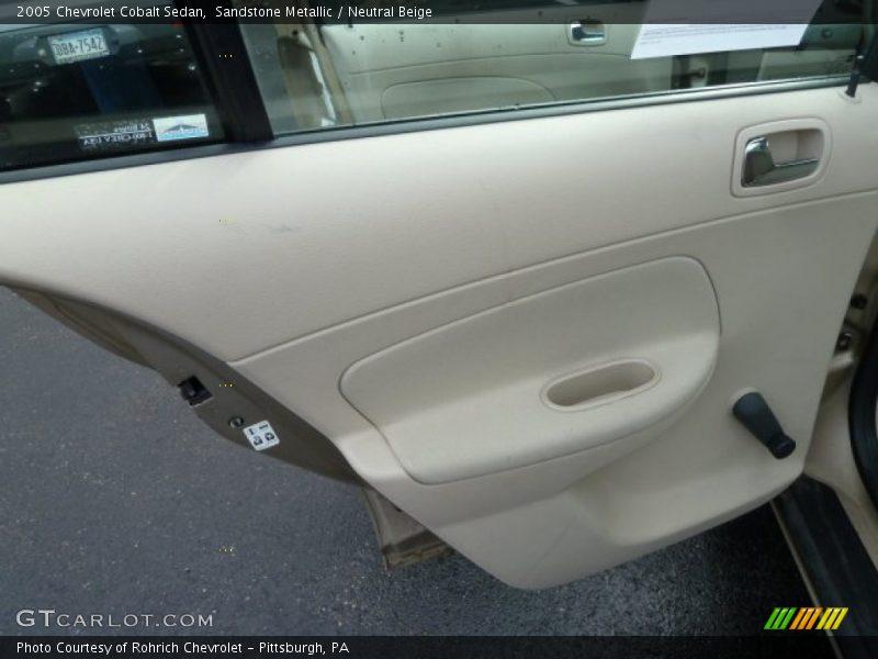 Sandstone Metallic / Neutral Beige 2005 Chevrolet Cobalt Sedan
