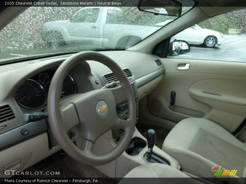 Sandstone Metallic / Neutral Beige 2005 Chevrolet Cobalt Sedan