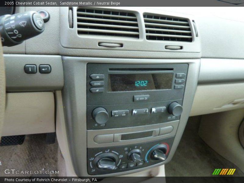 Sandstone Metallic / Neutral Beige 2005 Chevrolet Cobalt Sedan