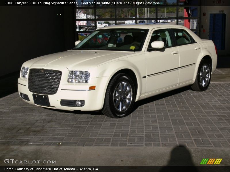 Cool Vanilla White / Dark Khaki/Light Graystone 2008 Chrysler 300 Touring Signature Series