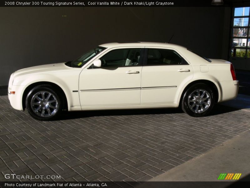 Cool Vanilla White / Dark Khaki/Light Graystone 2008 Chrysler 300 Touring Signature Series