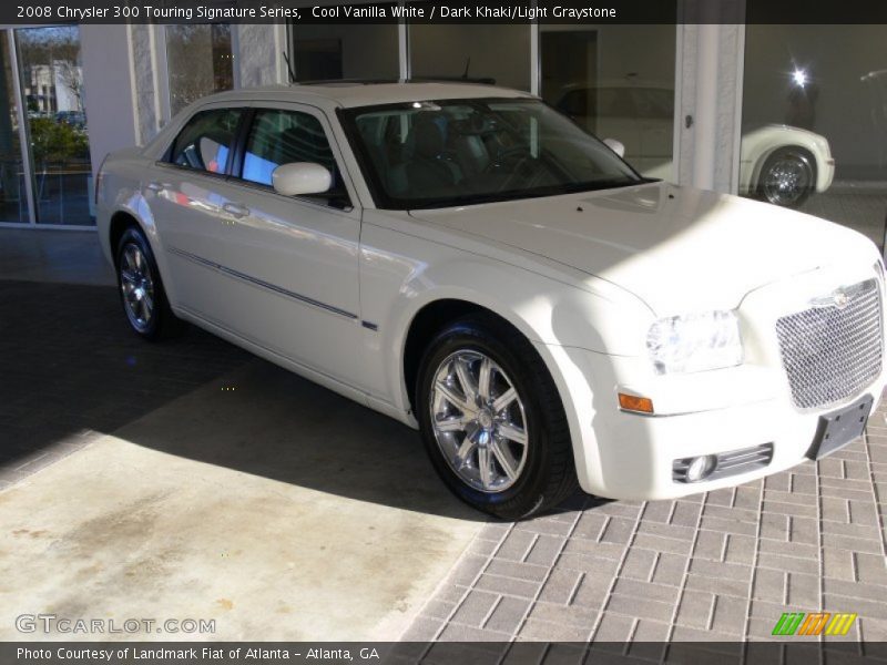 Cool Vanilla White / Dark Khaki/Light Graystone 2008 Chrysler 300 Touring Signature Series