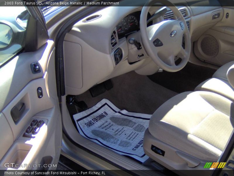Arizona Beige Metallic / Medium Parchment 2003 Ford Taurus SES