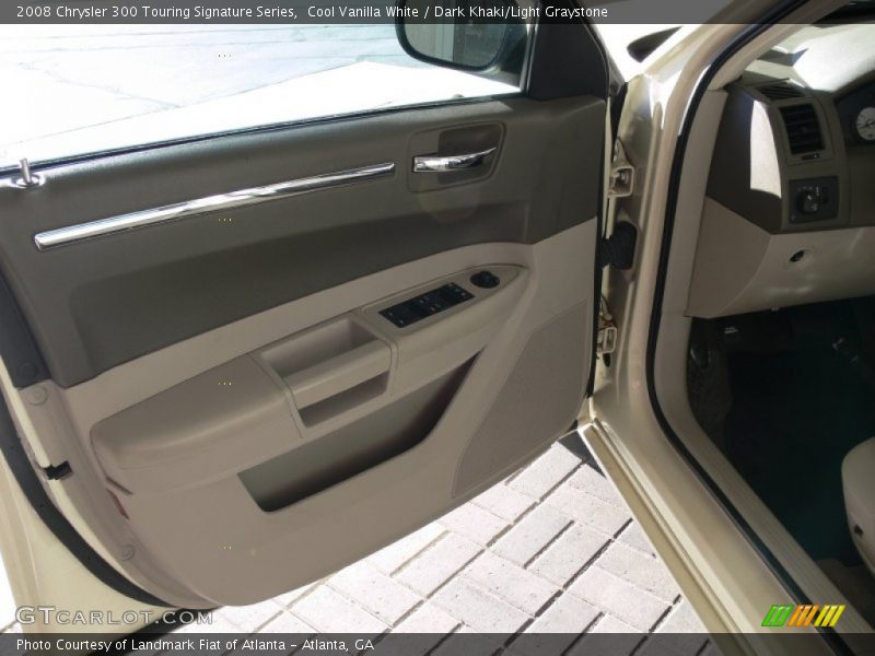 Cool Vanilla White / Dark Khaki/Light Graystone 2008 Chrysler 300 Touring Signature Series