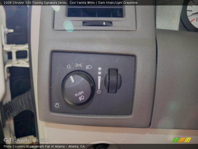 Cool Vanilla White / Dark Khaki/Light Graystone 2008 Chrysler 300 Touring Signature Series