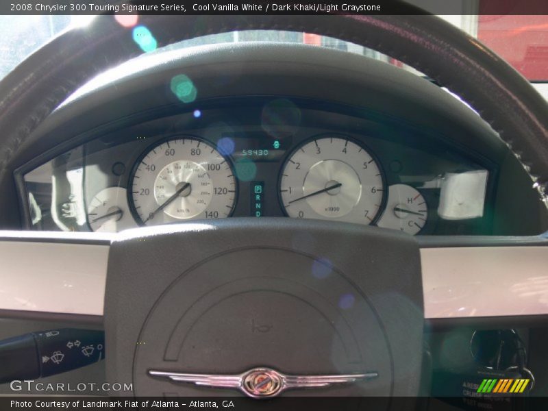 Cool Vanilla White / Dark Khaki/Light Graystone 2008 Chrysler 300 Touring Signature Series