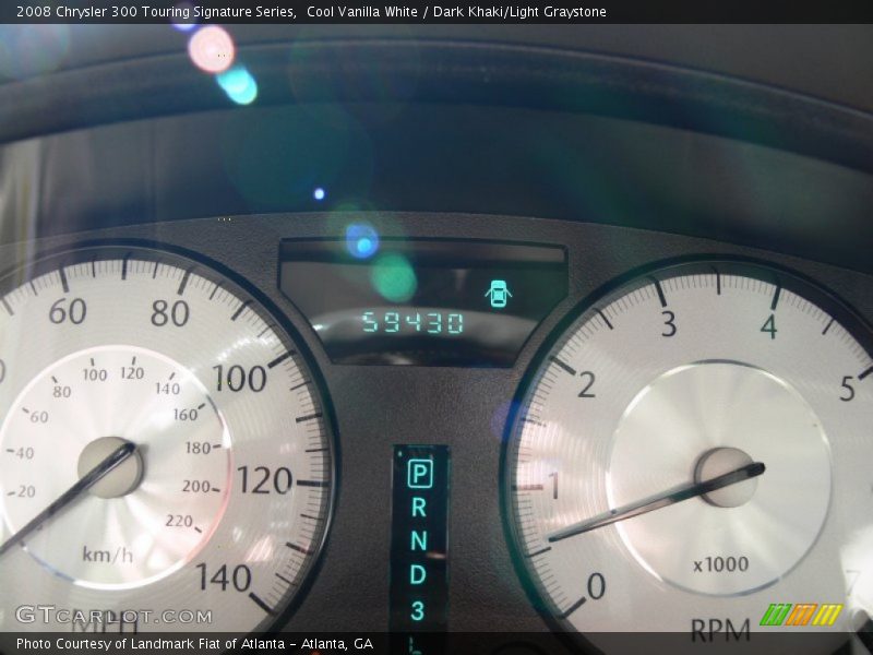 Cool Vanilla White / Dark Khaki/Light Graystone 2008 Chrysler 300 Touring Signature Series