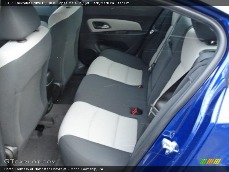 Blue Topaz Metallic / Jet Black/Medium Titanium 2012 Chevrolet Cruze LS